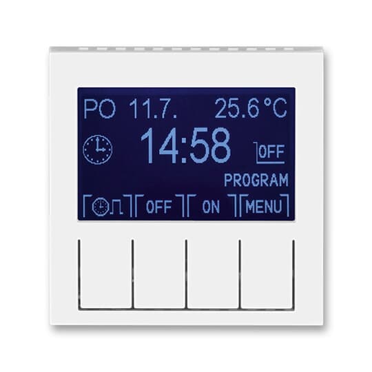 hodiny spínací programovatelné LEVIT 3292H-A20301 01 bílá/ledová bílá